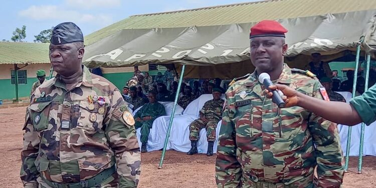 Sécurité: Conakry le nouveau commandant de région a pris fonction