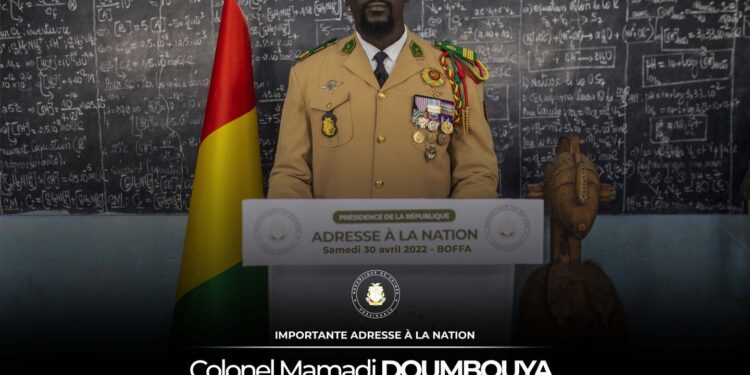 Guinée: Col Mamady Doumbouya s’adresse à la nation