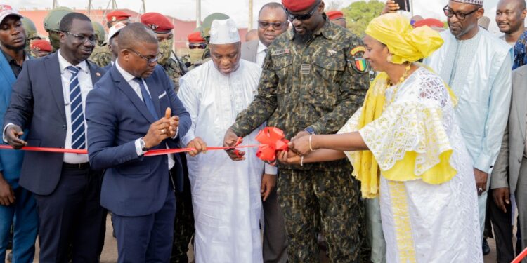 ALPORT CONAKRY: Col. Doumbouya inaugure plusieurs infrastructures dont la penetrante de 4,1 km