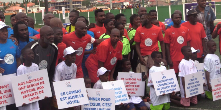 Match de cœurs solidarité et football : l’ONG cœur Alpha fait fort à Conakry avec des légendes du football !